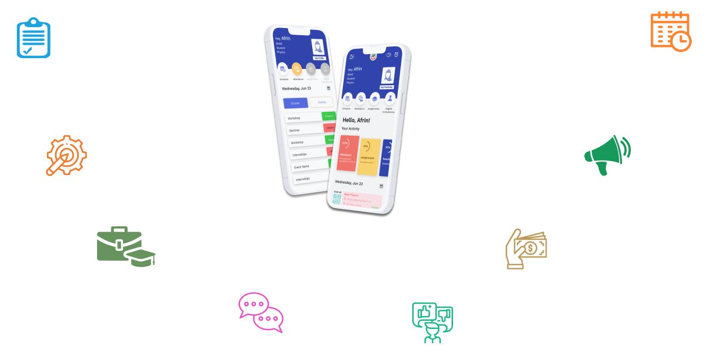 SMAX student services on mobile